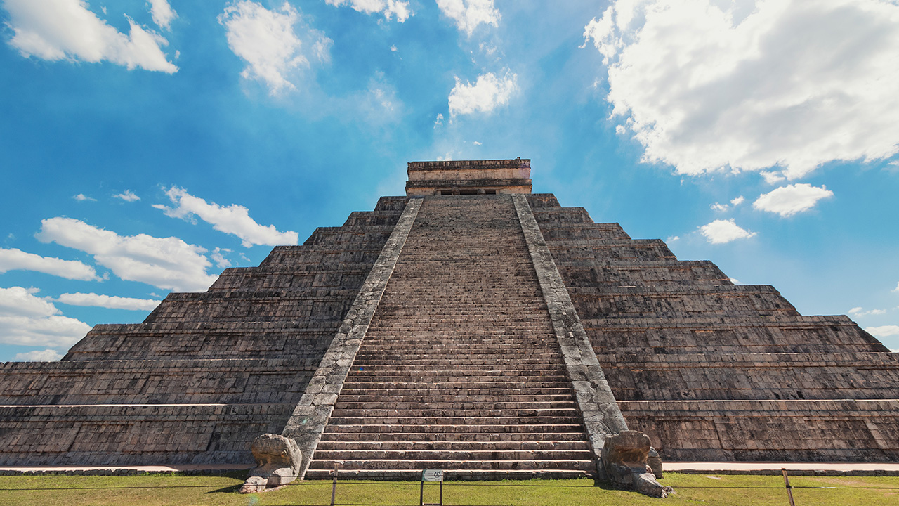 Chichen Itza, one of the new 7 wonders of the world located in Mexico