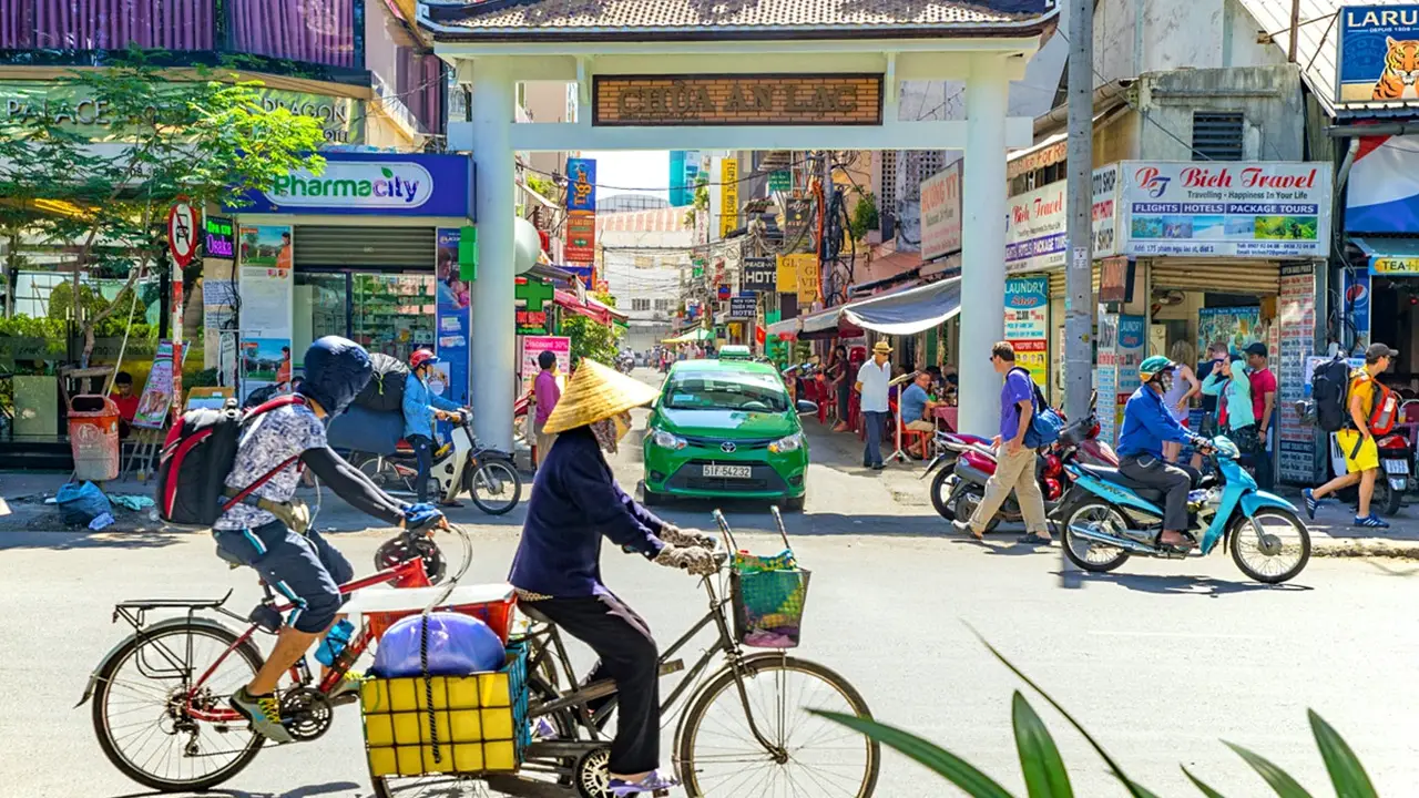 Downtown in Ho Chi Minh