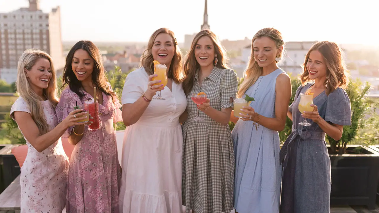 Group of women enjoying life in Charleston