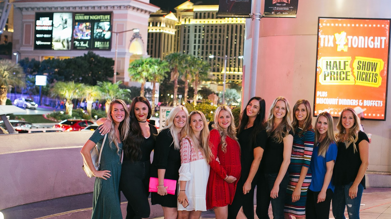 Group of women in Las Vegas