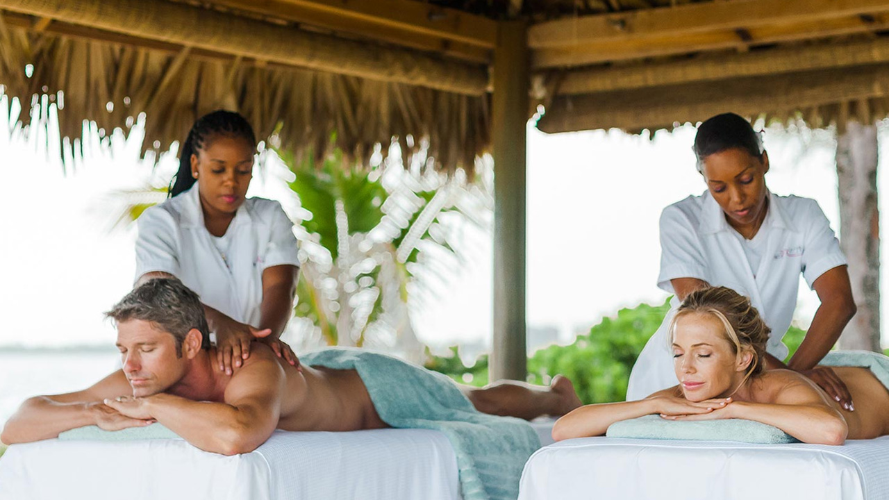 His and hers massage at Sandals