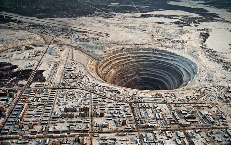 Mirny Diamond Mine, Eastern Siberia, Russia