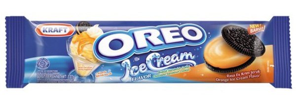 Orange Ice Cream Oreos