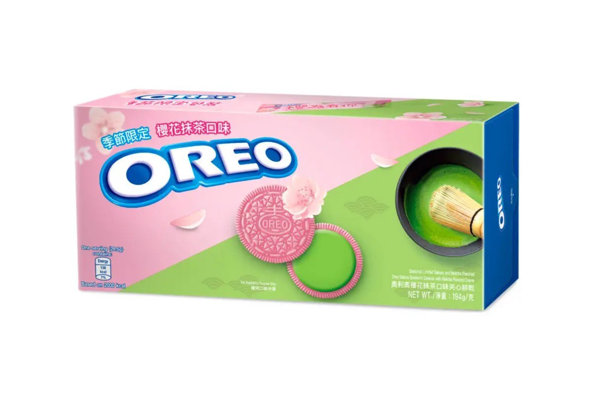 Sakura Matcha Oreos