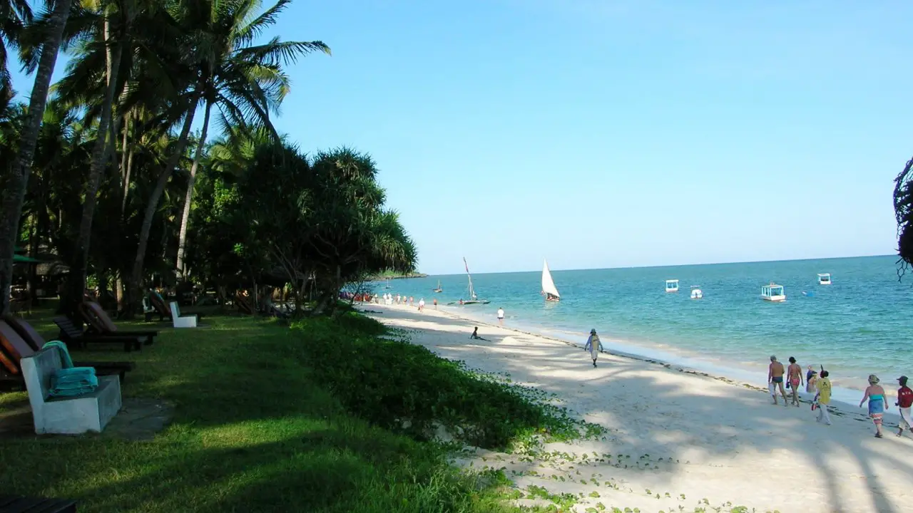 Shanzu Beach in Kenya