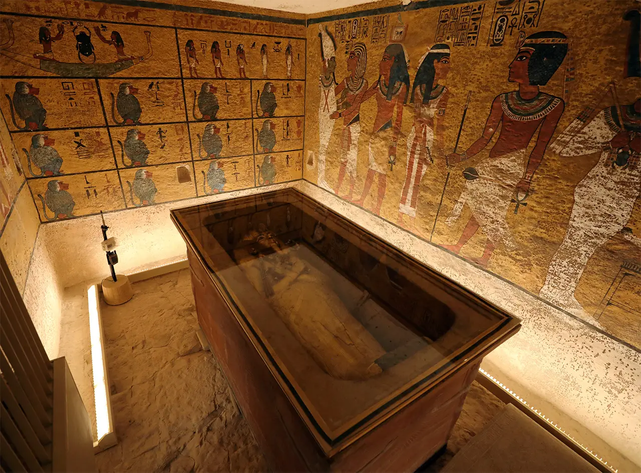 The Tomb of Egyptian pharaoh Tutankhamun