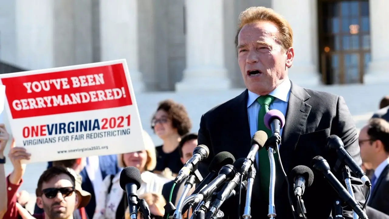 Activists Demonstrate Outside Supreme Court As Court Hears Case To Challenging Practice Of Partisan Gerrymandering