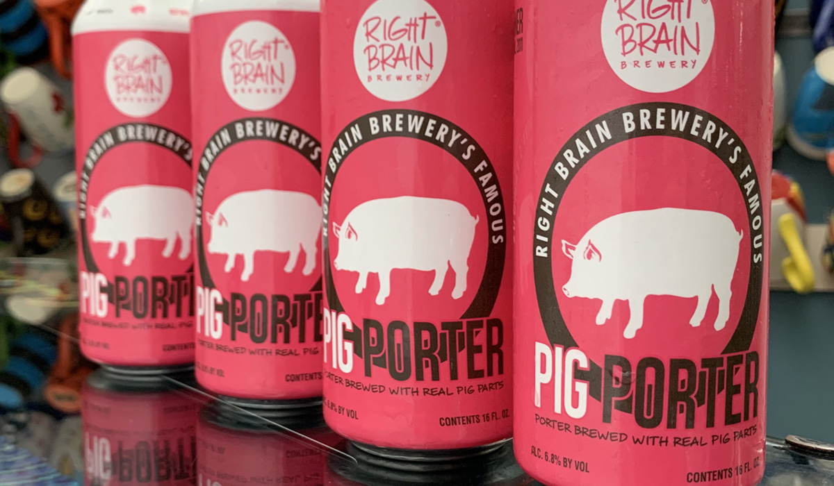 Weird Beers Pig Porter by Right Brain Brewery