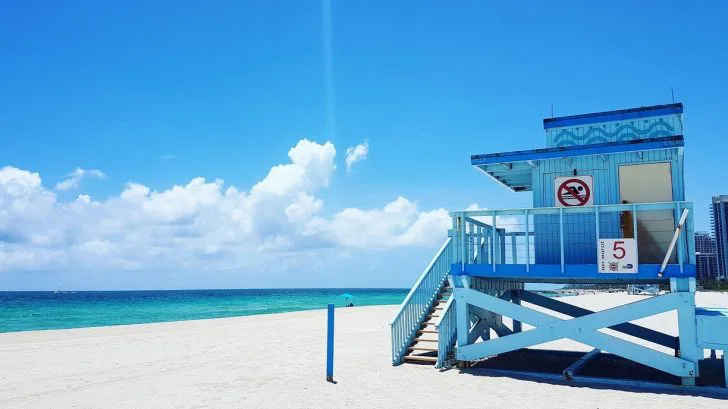 Lifeguard Stand at the beach