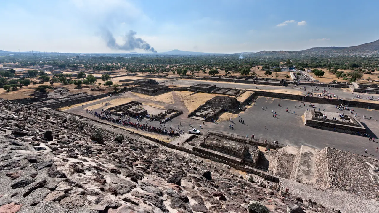Valley of the Dead. Teotihuacan, Mexico