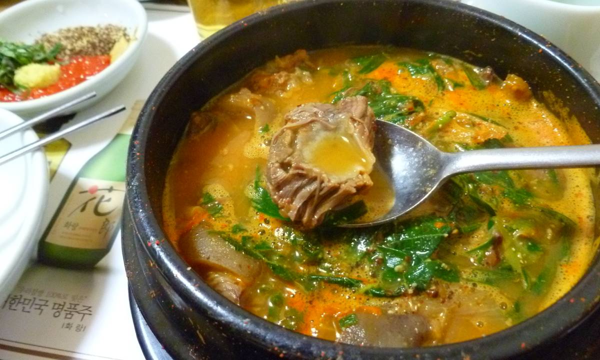 Boshintang dish from Korea is said to taste like lamb