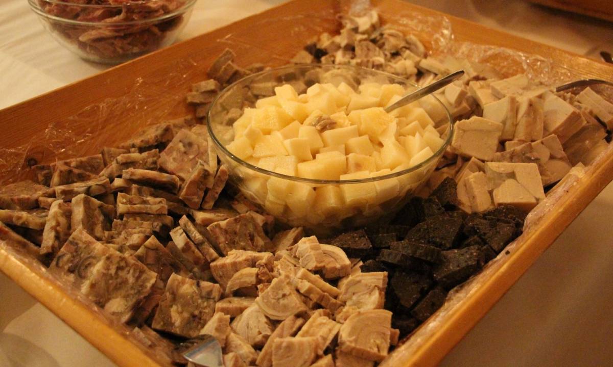 Iceland's Hakarl is fermented, dried shark that smells like urine and can taste like strong cheese